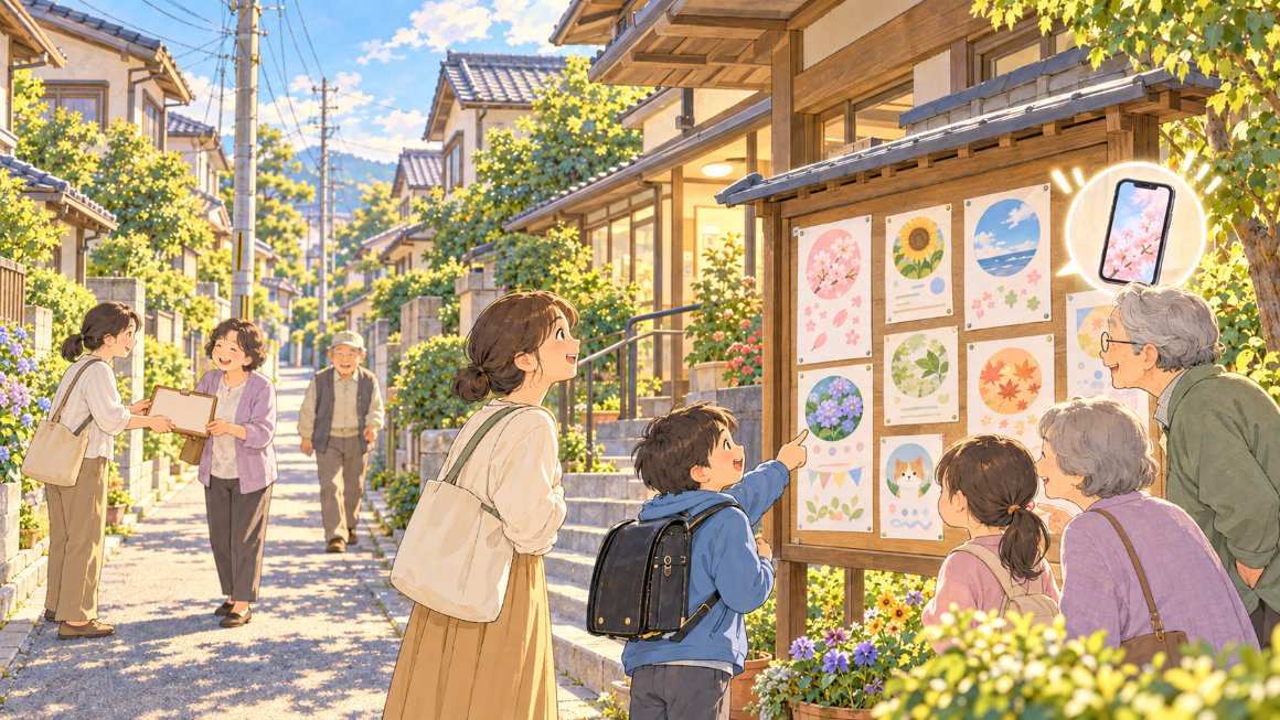 ストーリー非表示|プロフィールに残るハイライトを、掲示板にたとえたイメージ