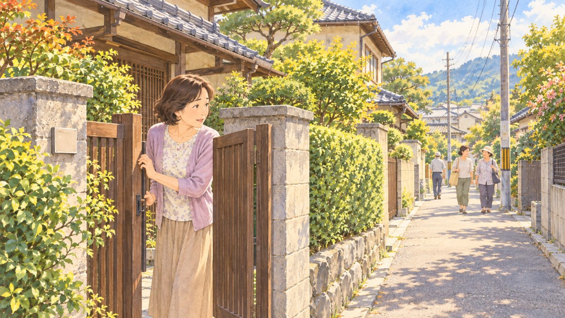 インスタのインサイト|いつも閉めていた門を開けると、通りがかりの人にも家の前が見えるというたとえ