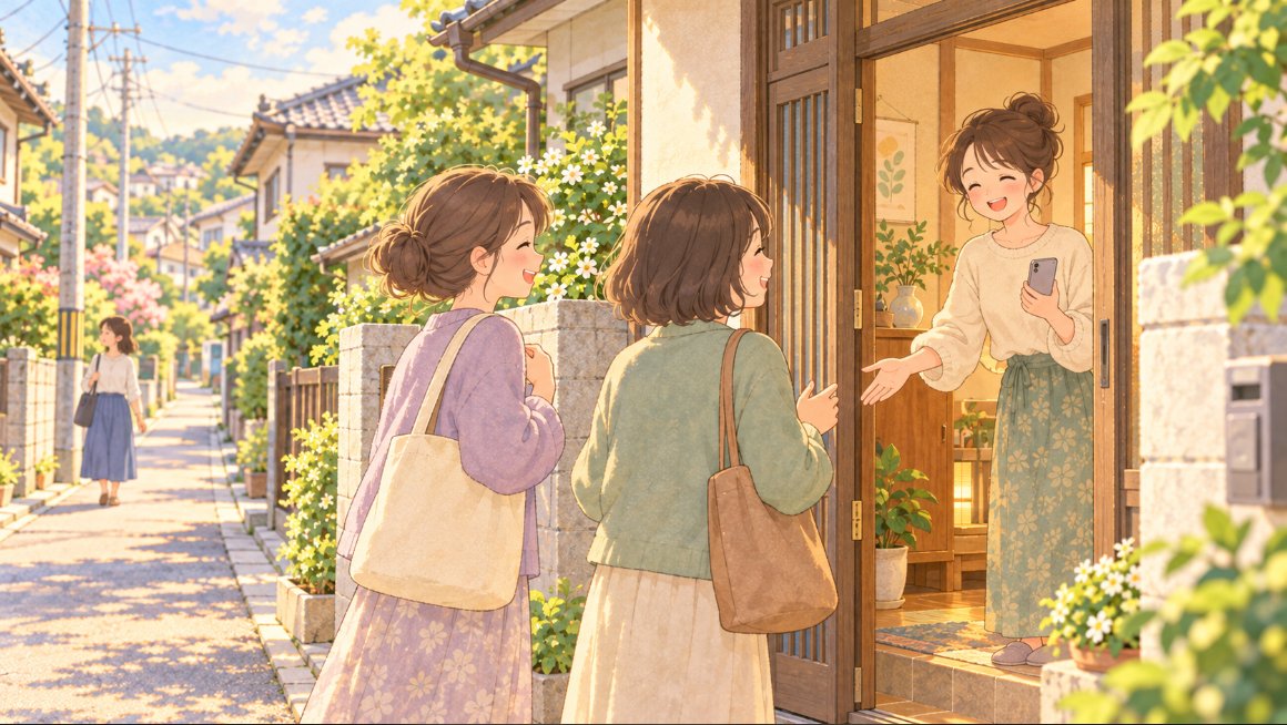 ストーリーズの足跡|見せたい人だけを家に招き入れるイメージ